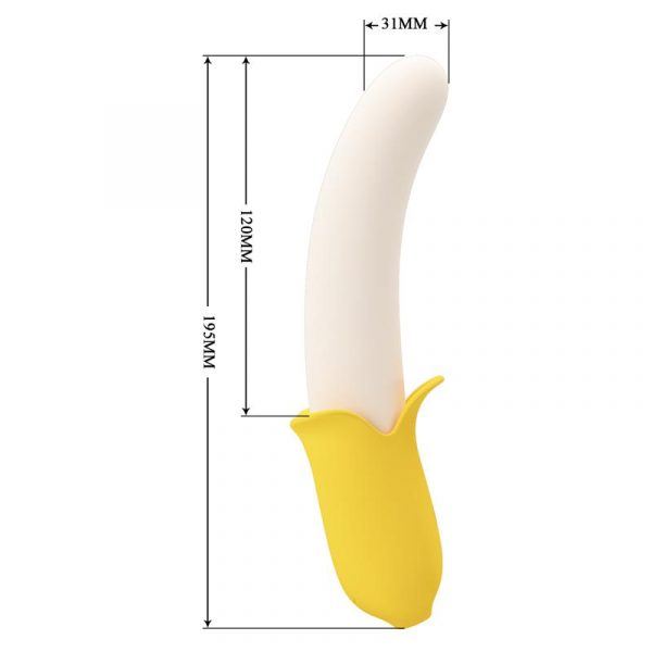 banana geek vibrador con thrusting usb 6