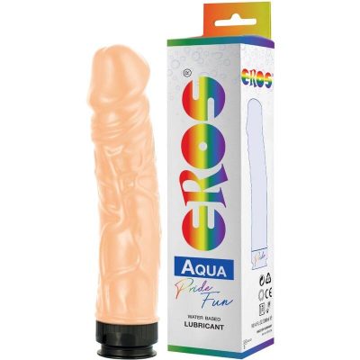 Dildo Pride Fun con Lubricante Aqua 300 mlEROS