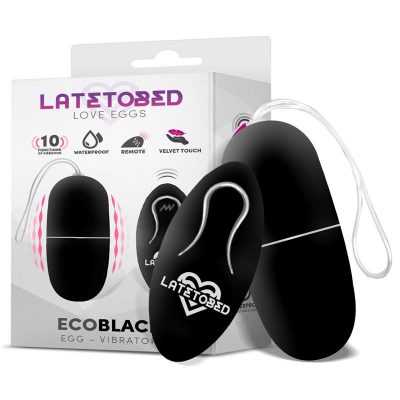 Ecoblack Huevo Vibrador con Control RemotoLATETOBED