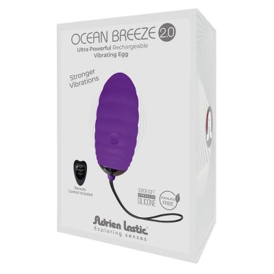 Huevo Vibrador con Control Remoto Ocean Breeze 2.0 PúrpuraADRIEN LASTIC
