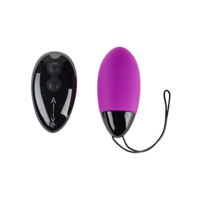 Huevo Vibrador Magic Egg Max Purpura Silicona 8.3 cmALIVE