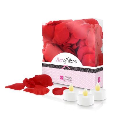 Loverspremium - Cama de Rosas Color RojoLOVERSPREMIUM