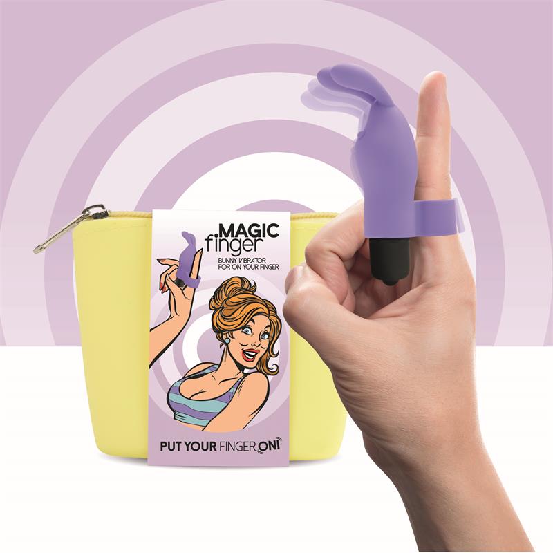 Magic Finger Vibrador para el Dedo PúrpuraFEELZTOYS