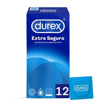 Preservativos Extra Seguro 12 UnidadesDUREX