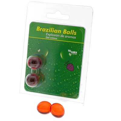 Set 2 Brazilian Balls Explosión de Aroma FresaBRAZILIAN BALLS