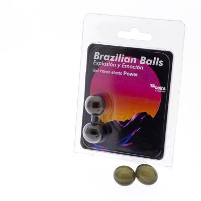 Set 2 Brazilian Balls Gel Excitante Efecto PowerBRAZILIAN BALLS