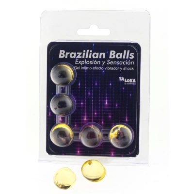 Set 5 Brazilian Balls Excitante Efecto Vibrador y ShockBRAZILIAN BALLS