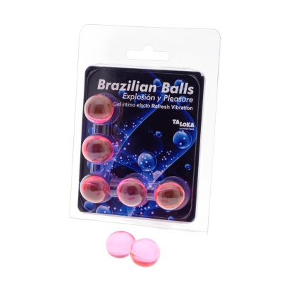Set 5 Brazilian Balls Gel Efecto Refresh VibrationBRAZILIAN BALLS