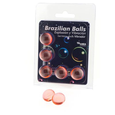 Set 5 Brazilian Balls Gel Excitante Efecto VibracionBRAZILIAN BALLS