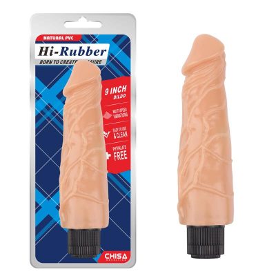 Vibrador Hi-Rubber 9 NaturalCHISA