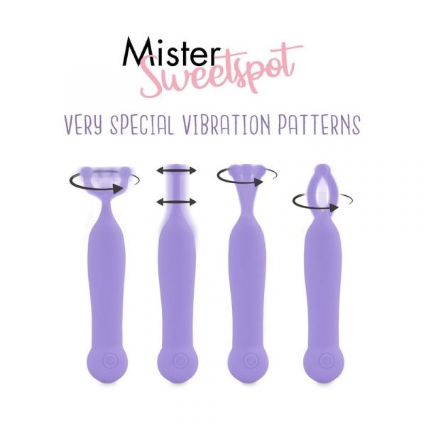 vibrador mister sweetspost purpura 1