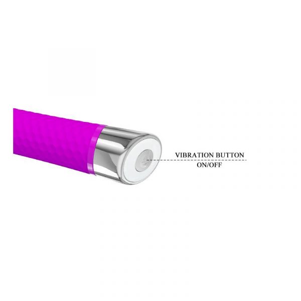 vibrador reginald silicona purpura 6