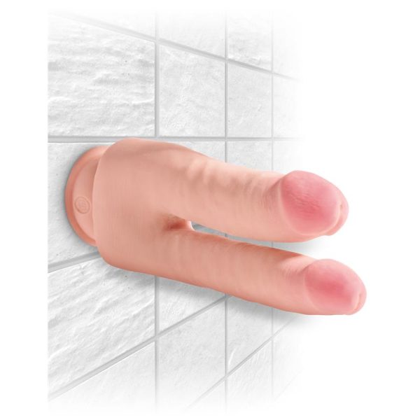 3D Dildo Doble Penetración Triple Densidad Plus 9.5 Natural - imagen 3