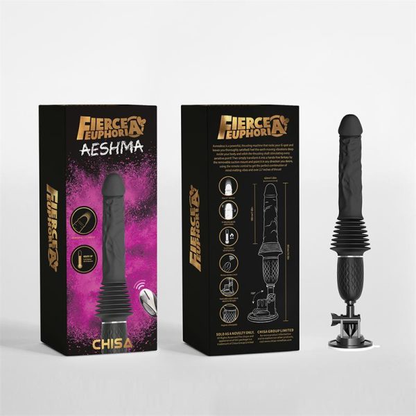 Aeshma Dildo Vibrador con Thrusting y Control Remoto - imagen 3