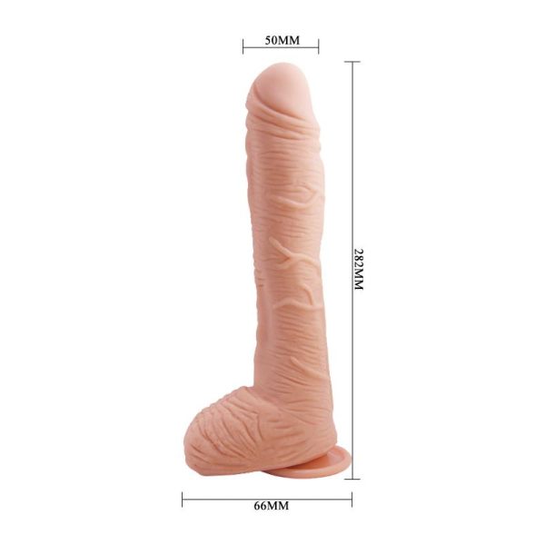 Alex Dildo con Testículos Punto G con Ventosa Natural - imagen 6