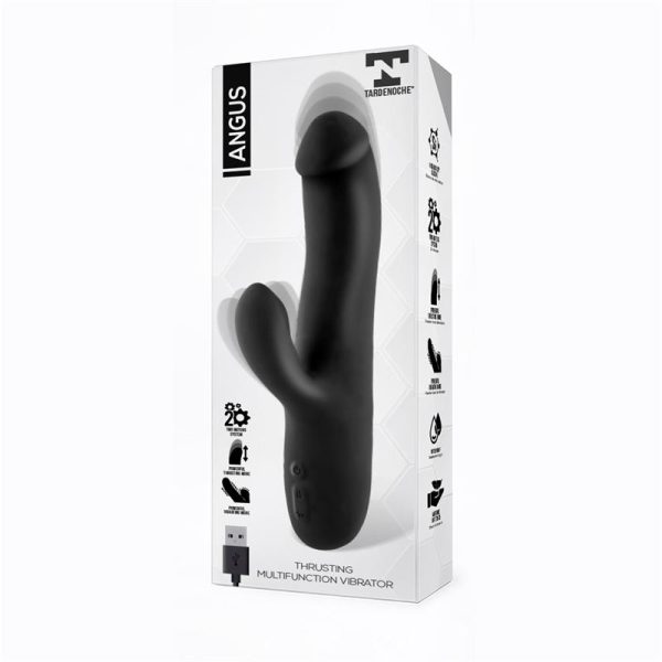 Angus Vibrador con Función de Movimiento Thrusting 2 Motores Silicona USB - imagen 4