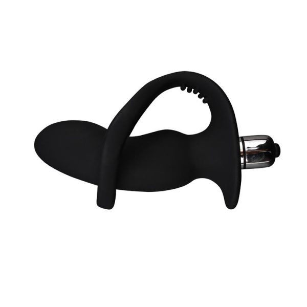 Anillo para el Pene con Plug Anal Negro - imagen 8