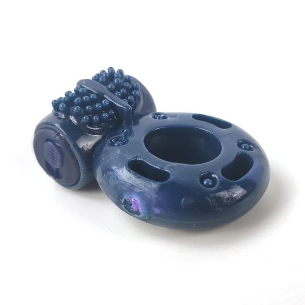 Anillo para el Pene con Vibración Azul - imagen 5