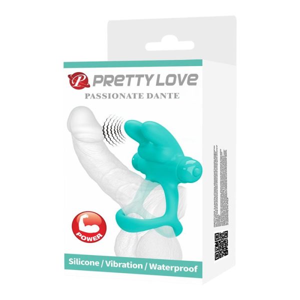 Anillo para el Pene con Vibración Passionate Dante Verde - imagen 8