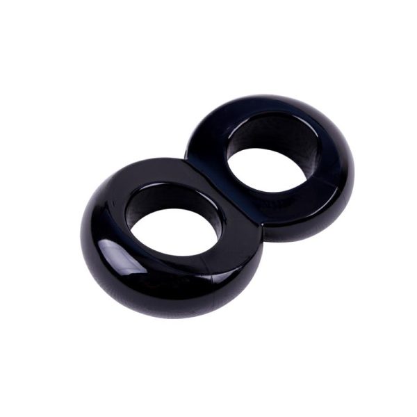 Anillo para el Pene Doble Duo Cock 8 Negro - imagen 2