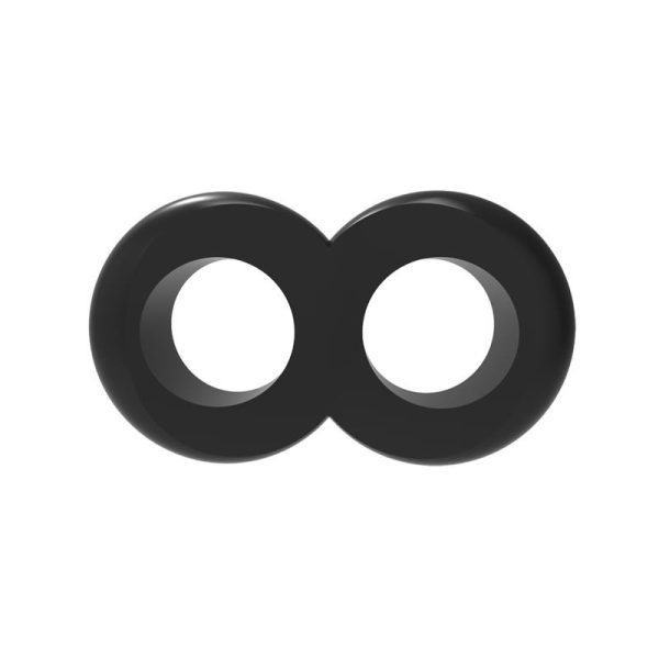 Anillo para el Pene Doble Duo Cock 8 Negro - imagen 5