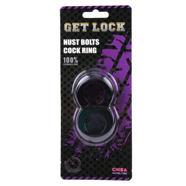 Anillo para el Pene Doble Duo Cock 8 Negro - imagen 6