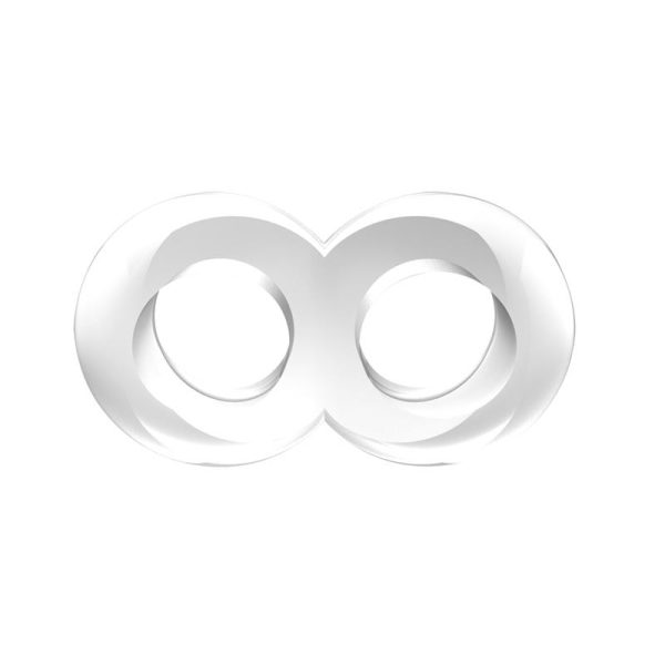 Anillo para el Pene Doble Duo Cock 8 Transparente - imagen 3