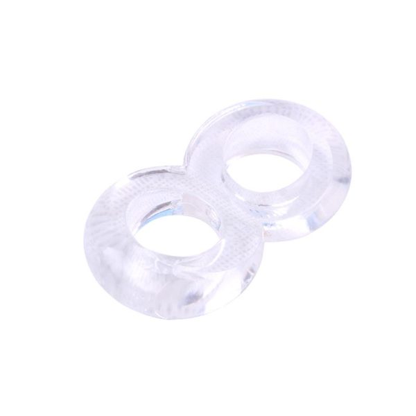 Anillo para el Pene Doble Duo Cock 8 Transparente - imagen 6