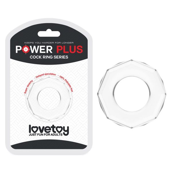 Anillo para el Pene Power Plus Transparente - imagen 4