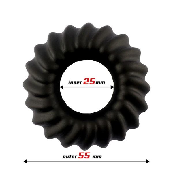 Anillo para el Pene Sawtooth Silicona Líquida 25 mm - imagen 2