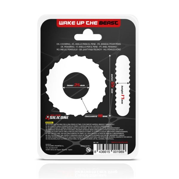 Anillo para el Pene Sawtooth Silicona Líquida 25 mm - imagen 4
