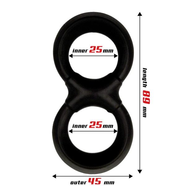 Anillo Pene y Testículos Silicona Líquida 25 mm - imagen 3
