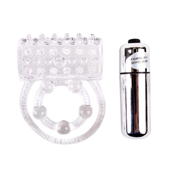 Anillo Vibrador para el Pene Clear Transparente - imagen 4