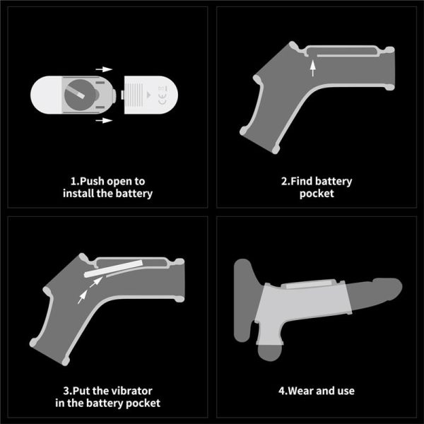 Anillo Vibrador para Pene y Escroto Ridge Knights - imagen 9