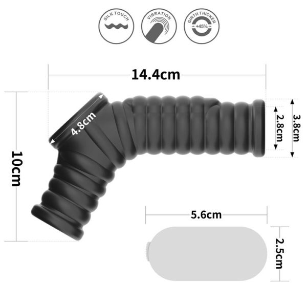 Anillo Vibrador para Pene y Escroto Wave Knights - imagen 10