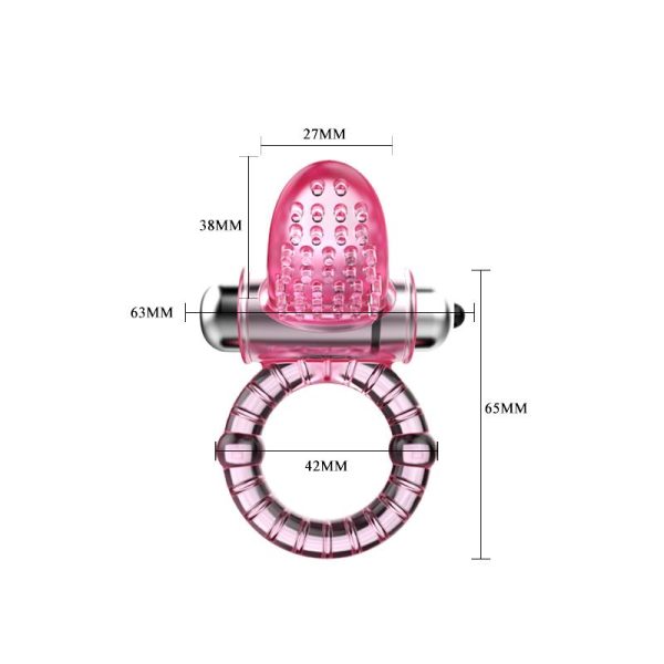 Anillo Vibrador Sweet Rosa - imagen 4