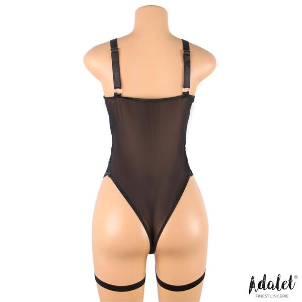 Ariana Body con Liguero y Ligas Rojo - imagen 6