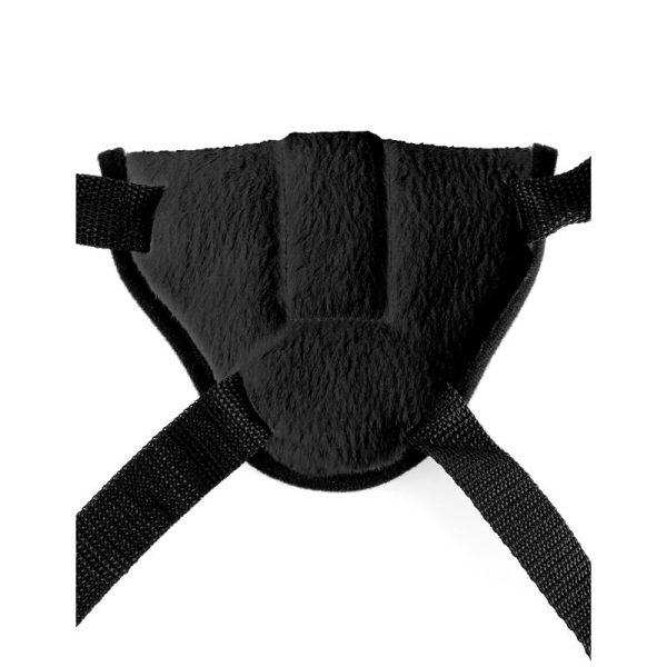Fetish Fantasy Series Arnés Vibrador de Felpa Color Negro - imagen 4