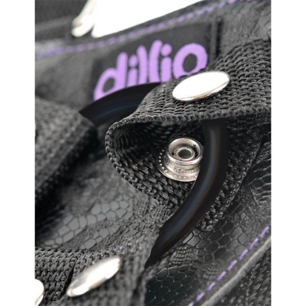Dillio  Arnés con Dildo de 16,5 cm Color Púrpura - imagen 4