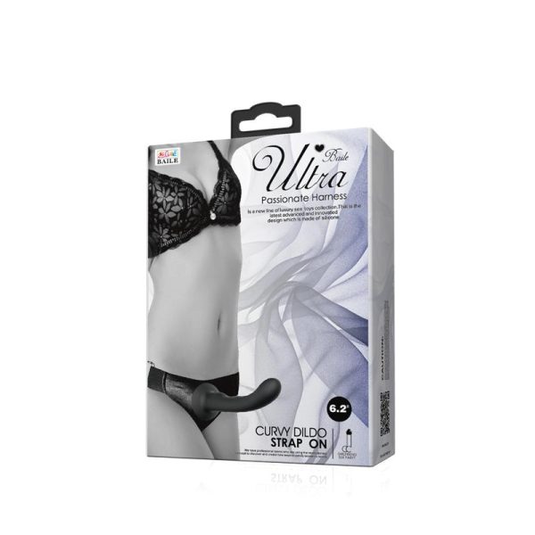 Arnés con Dildo de Silicona Negro - imagen 3
