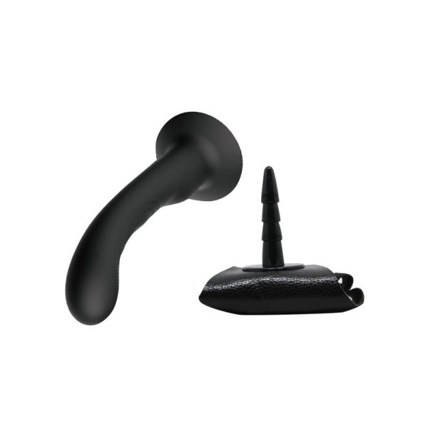 Arnés con Dildo de Silicona Negro - imagen 6