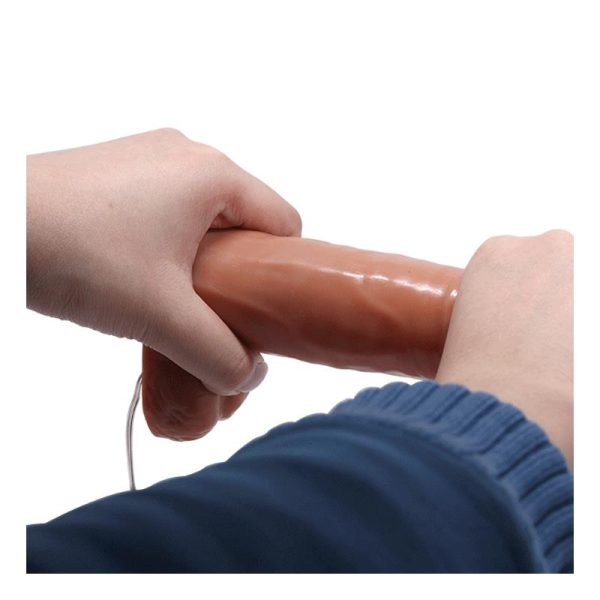 Arnés con Dildo Doble Retractil con Vibración - imagen 2