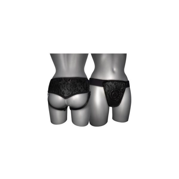 Arnés de Luxe Con Espalda Negro S - XL - imagen 2