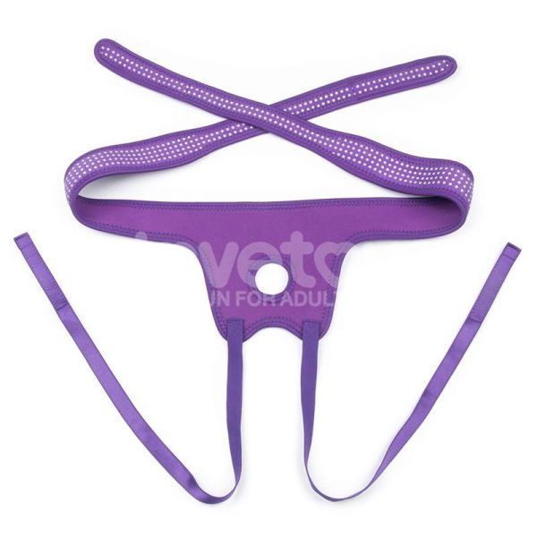 Arnés Easy Strap On Harness Polka Dots Púrpura - imagen 16