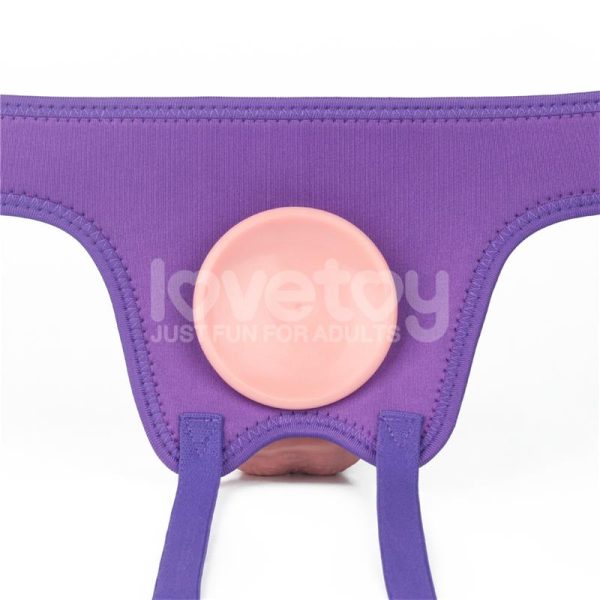 Arnés Easy Strap On Harness Polka Dots Púrpura - imagen 5