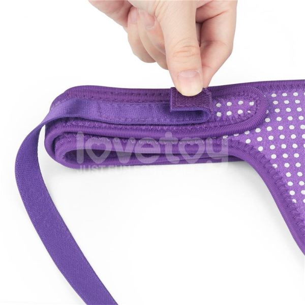 Arnés Easy Strap On Harness Polka Dots Púrpura - imagen 10