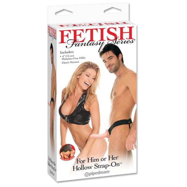 Fetish Fantasy Series Arnés Hueco para él y para ella Color Natural - imagen 3