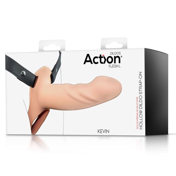 Arnés Strap-on con Dildo Hueco Silicona Premium Talla L - imagen 6
