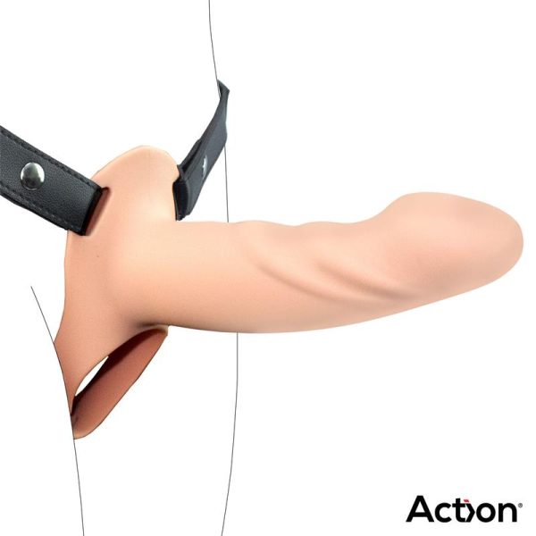 Arnés Strap-on con Dildo Hueco Silicona Premium Talla L - imagen 8