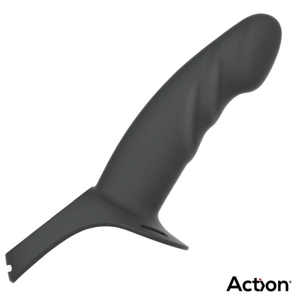 Arnés Strap-On con Dildo Hueco Silicona Premium Talla S Negro - imagen 8
